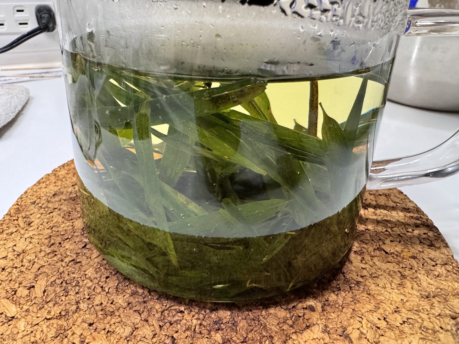 竹葉茶の抽出